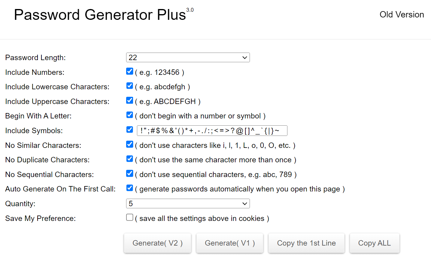 Password Generator Plus