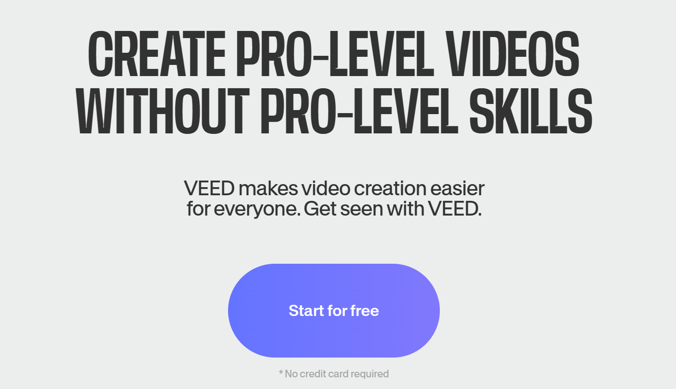 Veed Video Background Remover